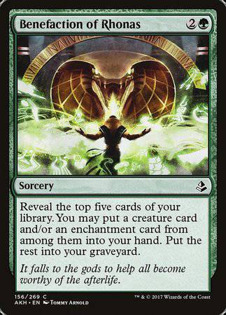 Benefaction of Rhonas [Amonkhet] - Destination Retro