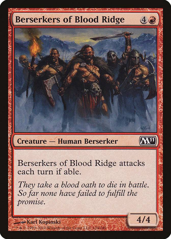 Berserkers of Blood Ridge [Magic 2011] - Destination Retro
