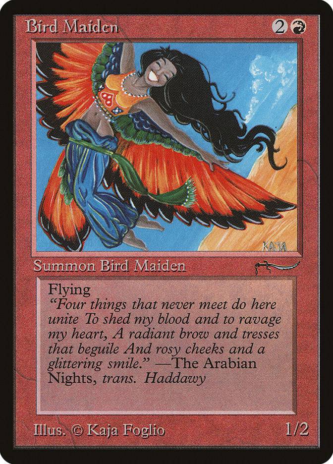 Bird Maiden (Light Mana Cost) [Arabian Nights] - Destination Retro