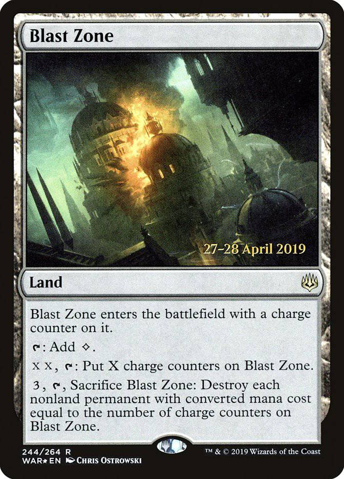 Blast Zone  [War of the Spark Prerelease Promos] - Destination Retro
