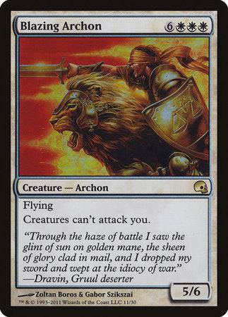 Blazing Archon [Premium Deck Series: Graveborn] - Destination Retro