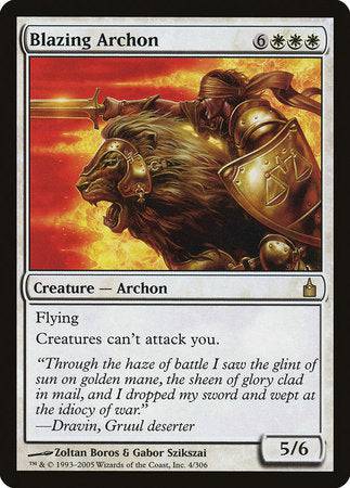 Blazing Archon [Ravnica: City of Guilds] - Destination Retro