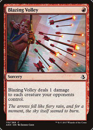 Blazing Volley [Amonkhet] - Destination Retro