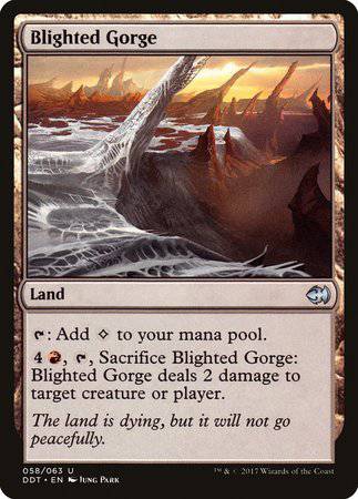 Blighted Gorge [Duel Decks: Merfolk vs. Goblins] - Destination Retro