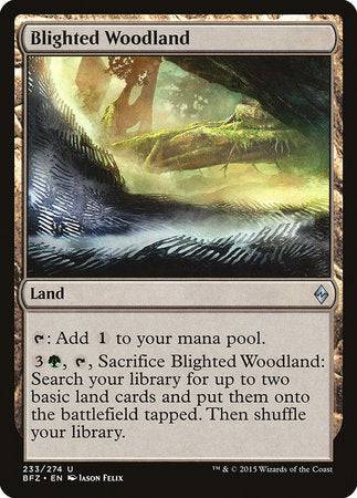 Blighted Woodland [Battle for Zendikar] - Destination Retro