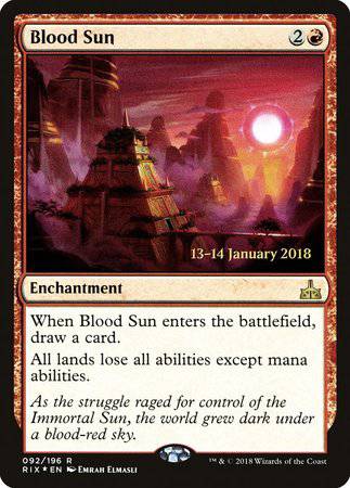 Blood Sun [Rivals of Ixalan Promos] - Destination Retro