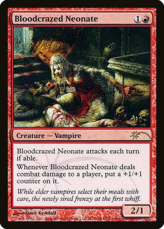 Bloodcrazed Neonate [Wizards Play Network 2011] - Destination Retro