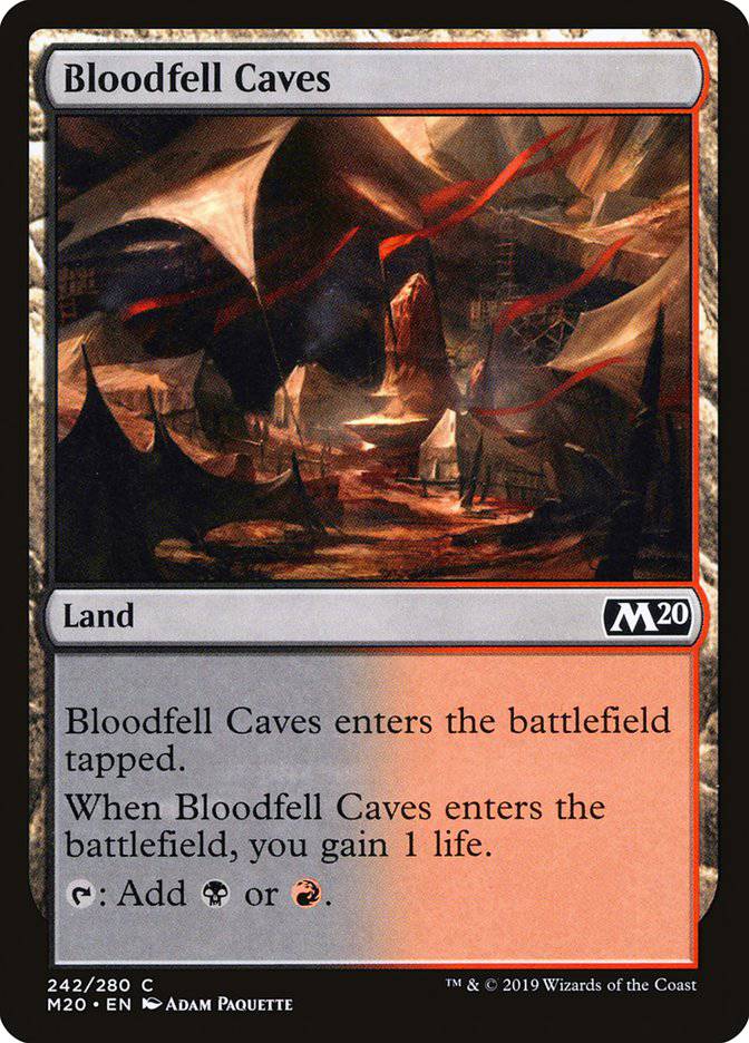 Bloodfell Caves [Core Set 2020] - Destination Retro