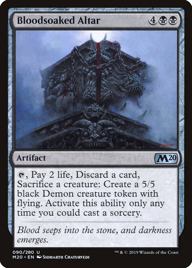 Bloodsoaked Altar [Core Set 2020] - Destination Retro