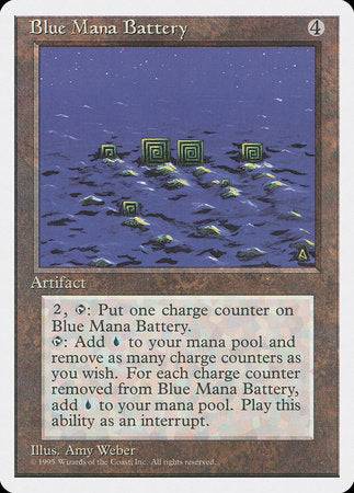 Blue Mana Battery [Fourth Edition] - Destination Retro