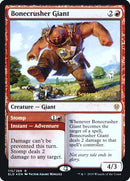 Bonecrusher Giant // Stomp  [Throne of Eldraine Prerelease Promos] - Destination Retro