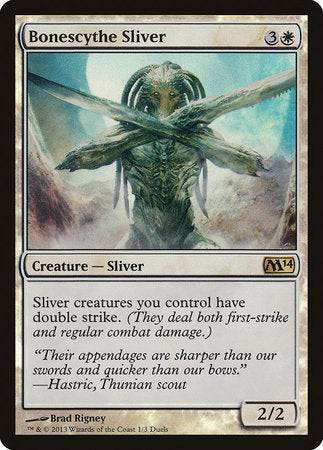 Bonescythe Sliver [Duels of the Planeswalkers Promos 2013] - Destination Retro