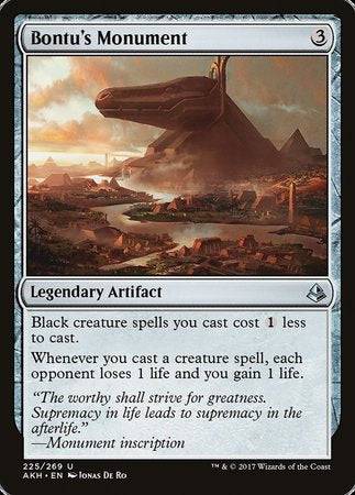 Bontu's Monument [Amonkhet] - Destination Retro