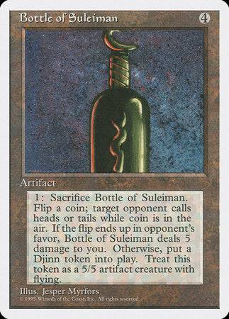 Bottle of Suleiman [Fourth Edition] - Destination Retro