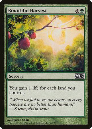 Bountiful Harvest [Magic 2012] - Destination Retro