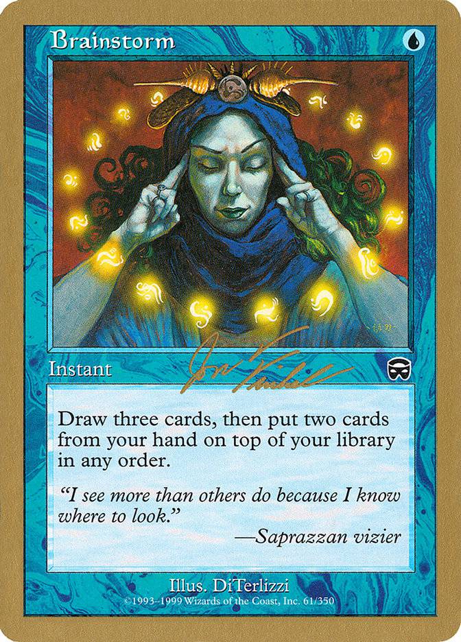 Brainstorm (Jon Finkel) [World Championship Decks 2000] - Destination Retro