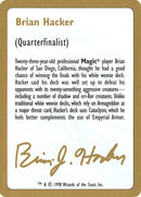 Brian Hacker Bio [World Championship Decks 1998] - Destination Retro