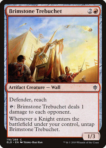 Brimstone Trebuchet [Throne of Eldraine] - Destination Retro
