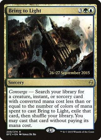Bring to Light [Battle for Zendikar Promos] - Destination Retro