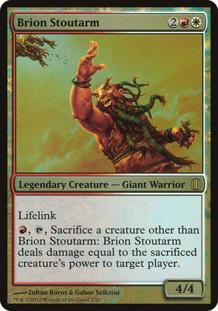 Brion Stoutarm (Commander's Arsenal) [Commander's Arsenal Oversized] - Destination Retro