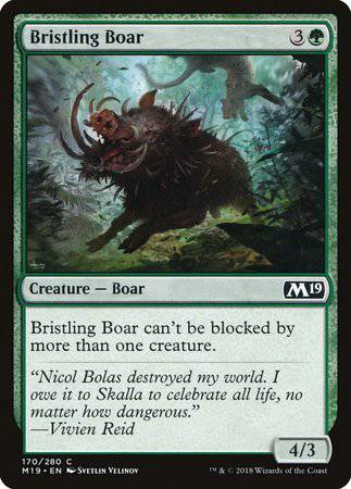 Bristling Boar [Core Set 2019] - Destination Retro