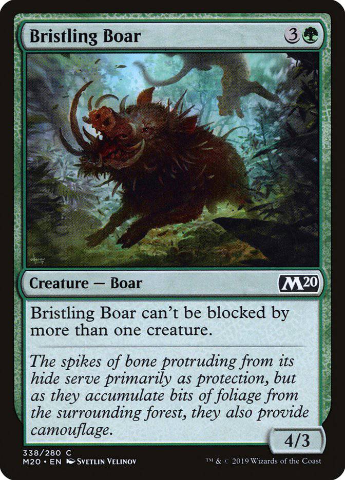 Bristling Boar [Core Set 2020] - Destination Retro
