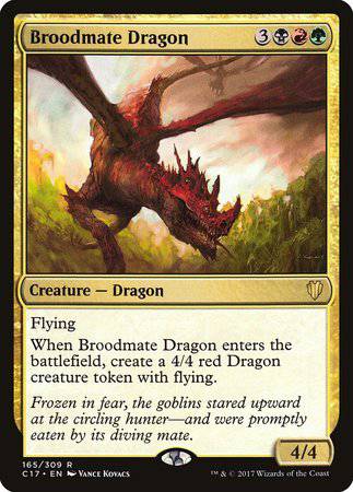 Broodmate Dragon [Commander 2017] - Destination Retro