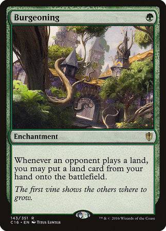 Burgeoning [Commander 2016] - Destination Retro