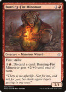 Burning-Fist Minotaur [Hour of Devastation] - Destination Retro