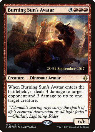Burning Sun's Avatar [Ixalan Promos] - Destination Retro