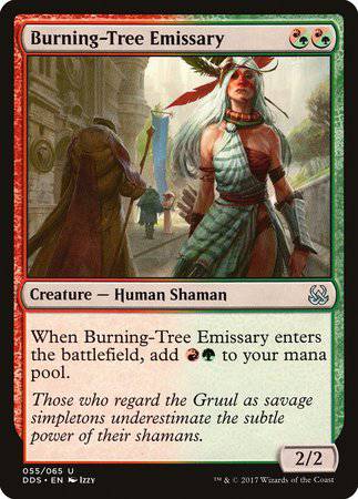 Burning-Tree Emissary [Duel Decks: Mind vs. Might] - Destination Retro