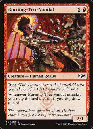Burning-Tree Vandal [Ravnica Allegiance] - Destination Retro