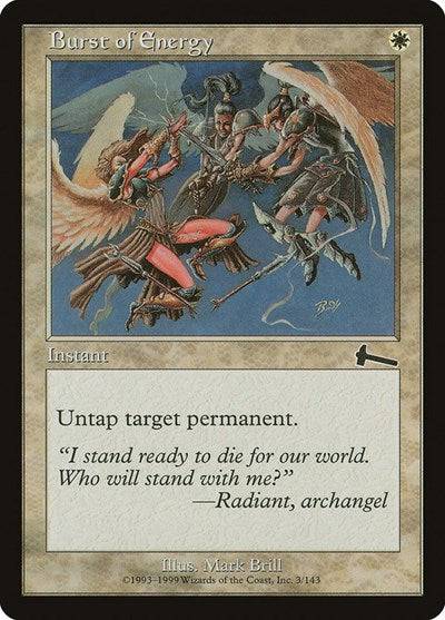 Burst of Energy [Urza's Legacy] - Destination Retro