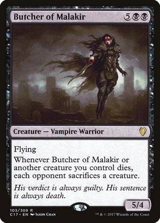 Butcher of Malakir [Commander 2017] - Destination Retro