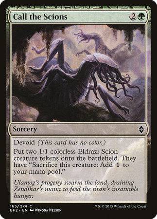 Call the Scions [Battle for Zendikar] - Destination Retro