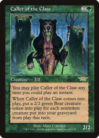 Caller of the Claw [Legions] - Destination Retro