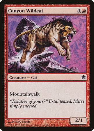 Canyon Wildcat [Duel Decks: Ajani vs. Nicol Bolas] - Destination Retro