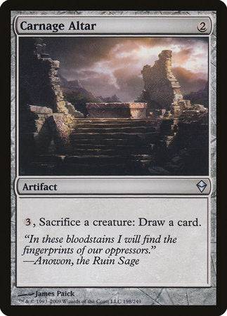 Carnage Altar [Zendikar] - Destination Retro