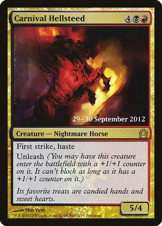 Carnival Hellsteed [Return to Ravnica Promos] - Destination Retro