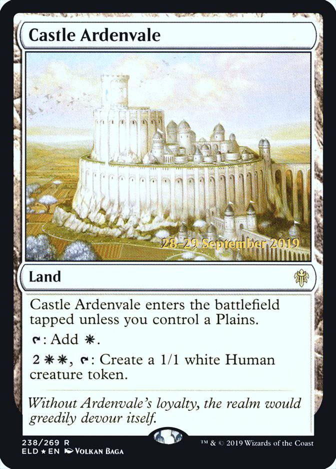 Castle Ardenvale  [Throne of Eldraine Prerelease Promos] - Destination Retro