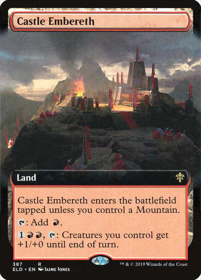 Castle Embereth (Extended Art) [Throne of Eldraine] - Destination Retro