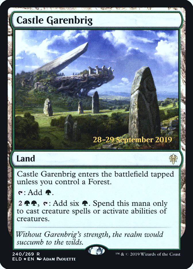 Castle Garenbrig  [Throne of Eldraine Prerelease Promos] - Destination Retro