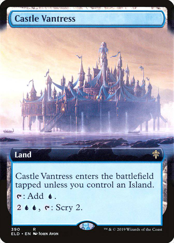 Castle Vantress (Extended Art) [Throne of Eldraine] - Destination Retro
