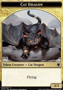 Cat Dragon (009) // Dragon (006) Double-sided Token [Commander 2017 Tokens] - Destination Retro