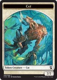 Cat // Soldier Double-sided Token [Commander 2018 Tokens] - Destination Retro