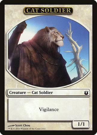 Cat Soldier Token [Born of the Gods Tokens] - Destination Retro