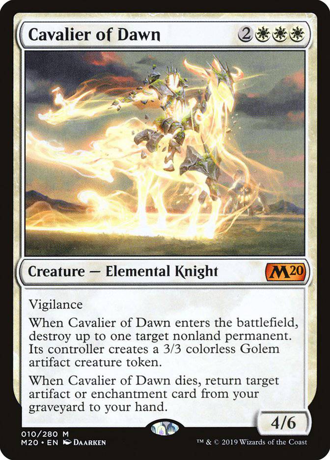 Cavalier of Dawn [Core Set 2020] - Destination Retro