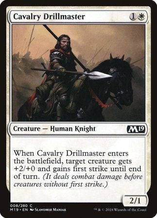 Cavalry Drillmaster [Core Set 2019] - Destination Retro