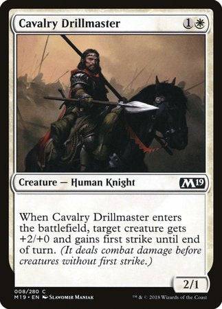Cavalry Drillmaster [Core Set 2019] - Destination Retro