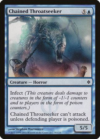 Chained Throatseeker [New Phyrexia] - Destination Retro